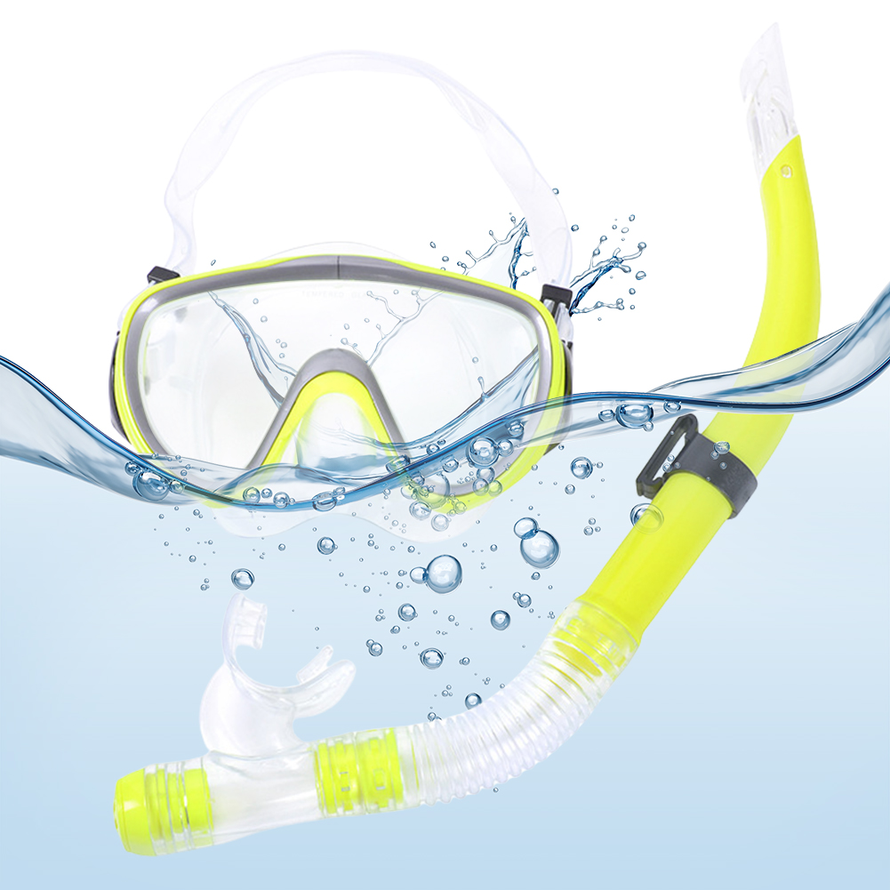 Snorkel Set - Duikmasker en snorkelset Verstelbaar duikmasker Geen