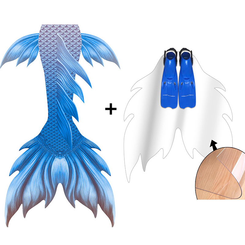 Nieuw ontwerp blauwe kleur hui - Swim Fins recensie en prijs