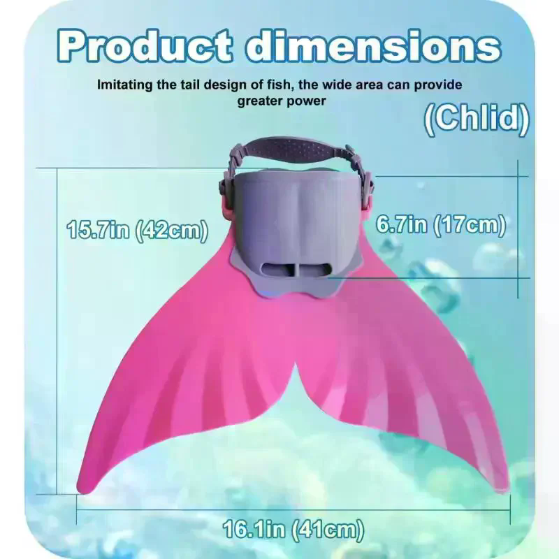 Zeemeermin Siliconen Vinnen Zw - Swim Fins recensie en prijs