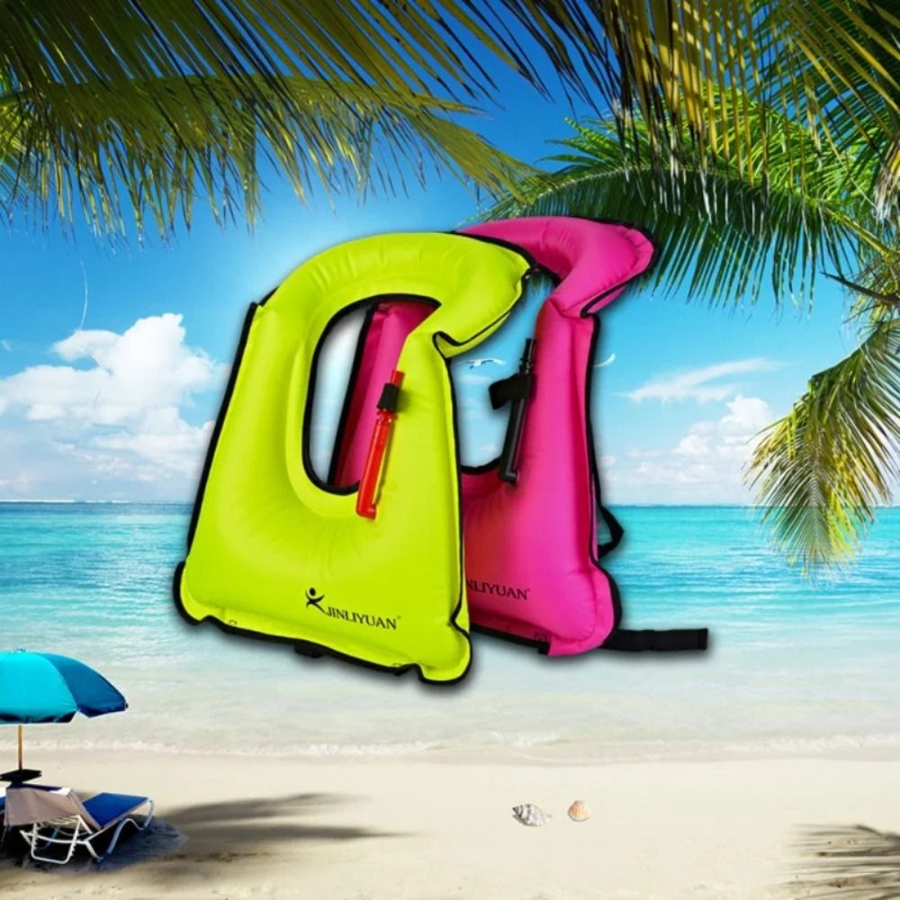 Opblaasbaar zwemvest voor buit - Life Jacket recensie en prijs