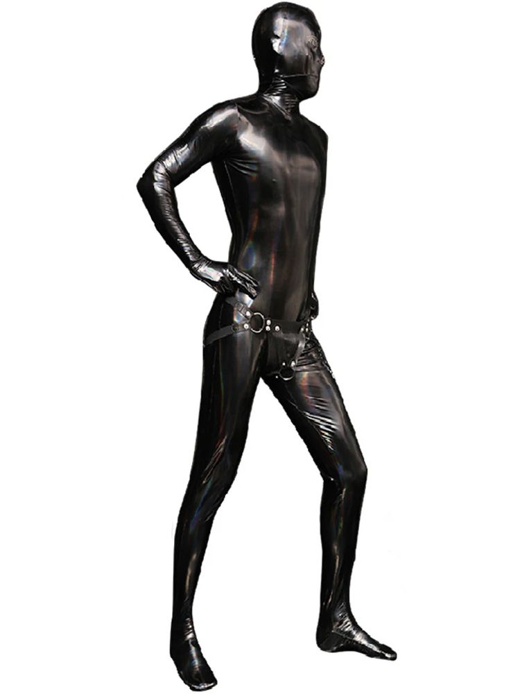 M-4XL Kleurrijke Wetlook PVC C - Wetsuit Men recensie en prijs